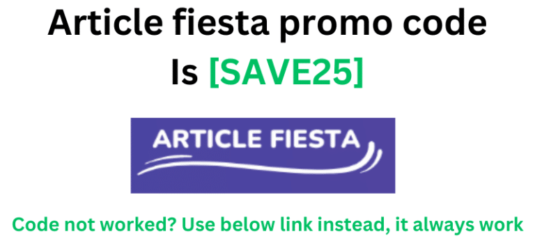 Article fiesta promo code
