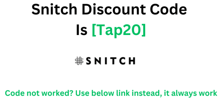 Snitch Discount Code