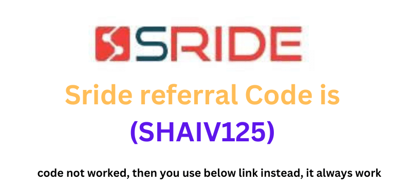 Sride referral code