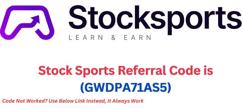 Stock Sports Referral Code (GWDPA71AS5)