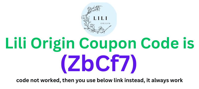 Lili Origin Coupon Code (ZbCf7) 70% discount on your purchase.