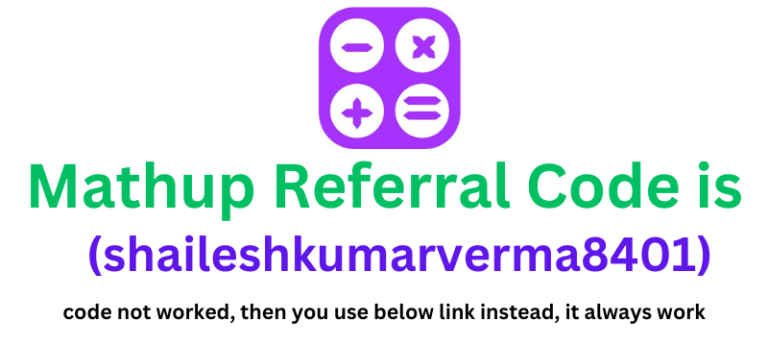 Mathup Referral Code, exclusive code here! you get 2500 coins signup bonus.