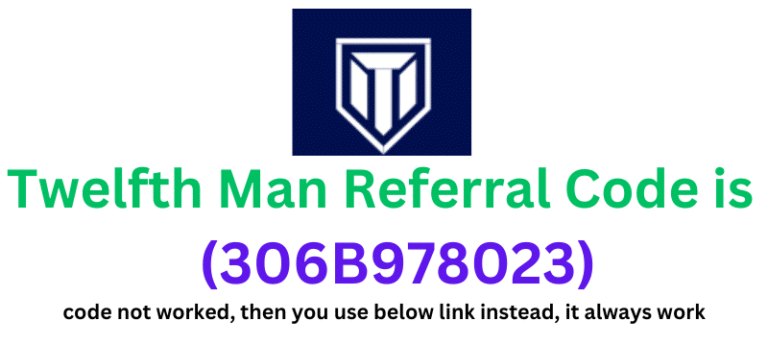 Twelfth Man Referral Code (306B978023) you get ₹200 signup bonus.