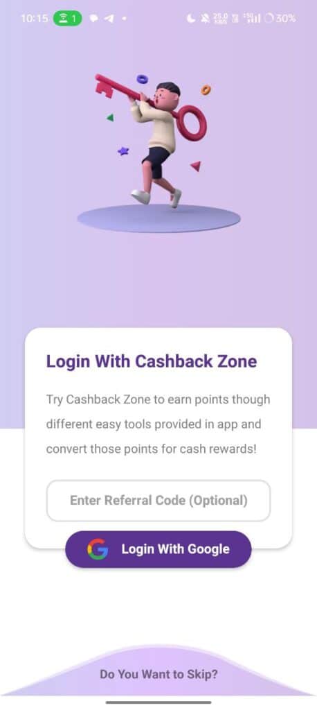 Cashback Zone Referral Code
