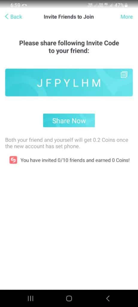 Pingme Referral Code (JFPYLHM) you get 300 coins signup bonus.