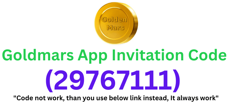 Goldmars App Invitation Code (shailesh84) Get ₹100 As a Signup Bonus.