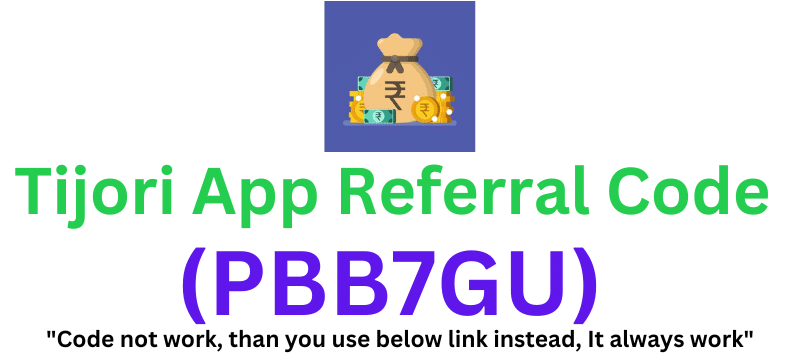 Tijori App Referral Code (PBB7GU) Get ₹150 Signup Bonus.