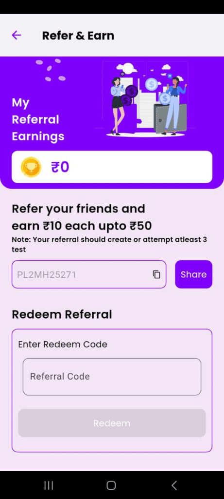 TestWin App Referral Code (PL2MH25271) Get ₹200 As a Signup Bonus.