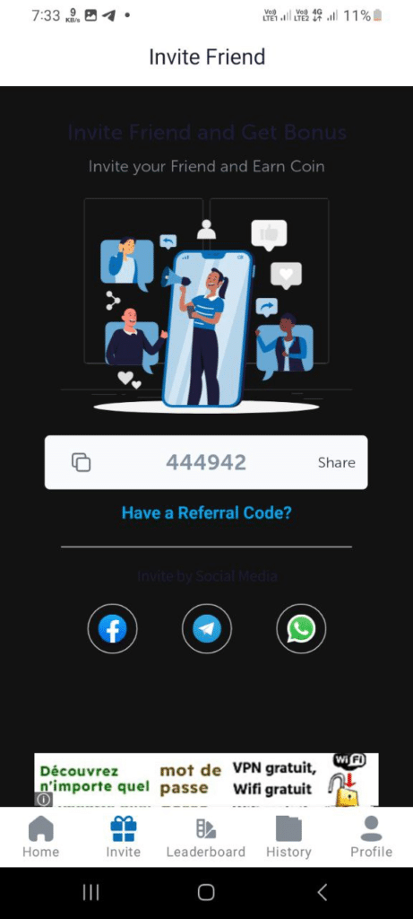 Upi Rewards App Referral code (444942) Get ₹100 Signup Bonus.