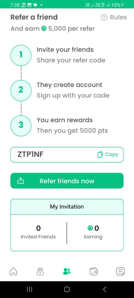 Instapay App Referral Code (ZTP1NF) Get ₹150 Signup Bonus.