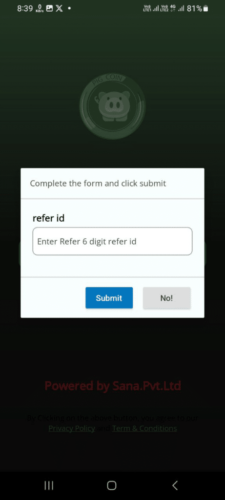 Pig Reward App Referral Code (EVEBR3) Get $50 As a Signup Bonus.