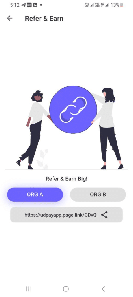 Udpay App Referral Code (16038) Get ₹100 Signup Bonus.