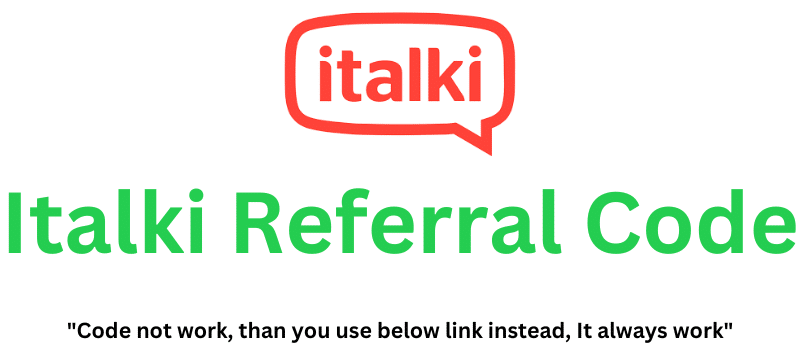 Italki Referral Code (Use Referral Link) Flat 70% Off.