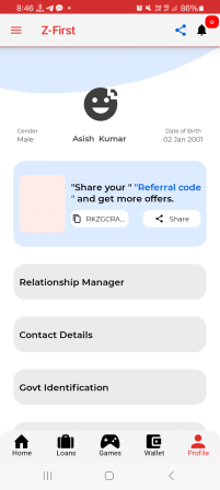 Z First App Referral Code (RKZGCRASUFJT) Get ₹500 As a Signup Bonus.