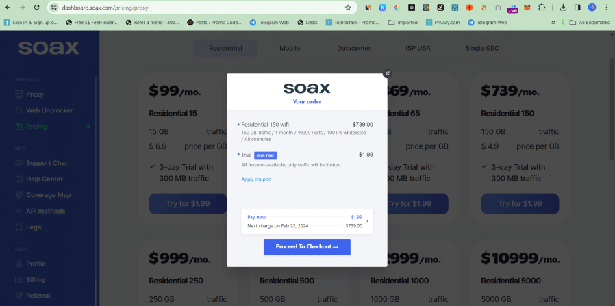 SOAX Coupon Code (Use Referral Link) Flat 45% Off.