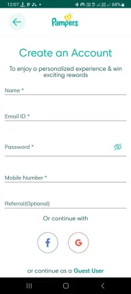 Pampers App Referral Code (3NsyO4) Get 500 Points Signup Bonus.