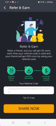 Champ Cash App Referral Code | Get 200 Coins Signup Bonus.