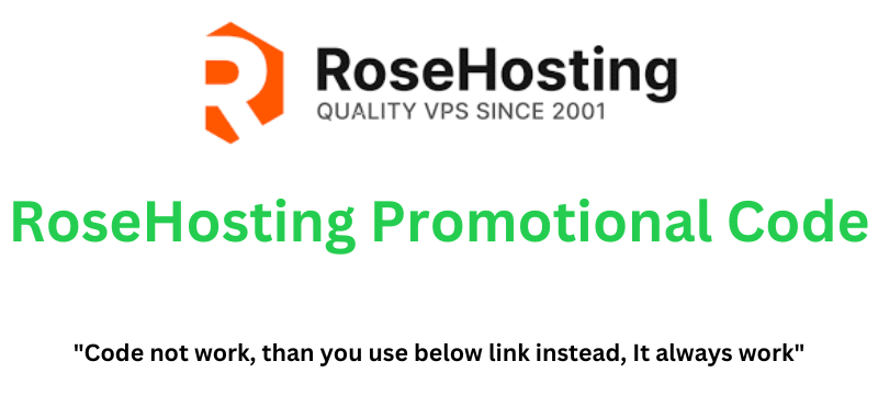 RoseHosting Promotional Code | Flat 10% Discount!
