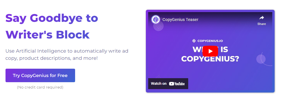 CopyGenius Promo Code | Flat 20% Off!