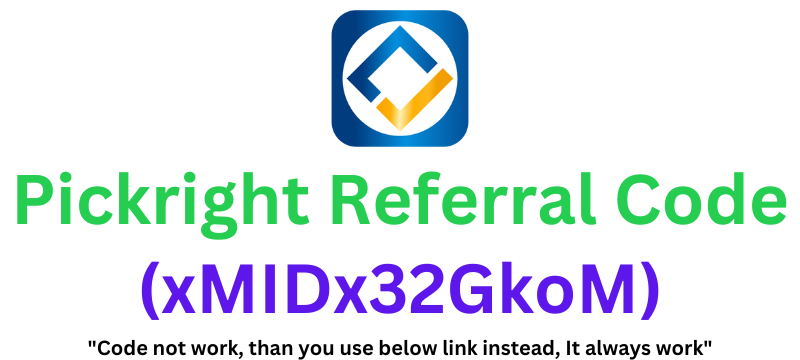 Pickright Referral Code | Get ₹50 As Signup Bonus!