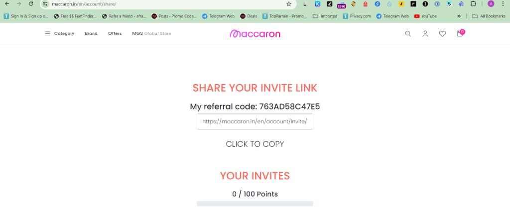 Maccaron Referral Code | Get 100 Coins Signup Bonus!