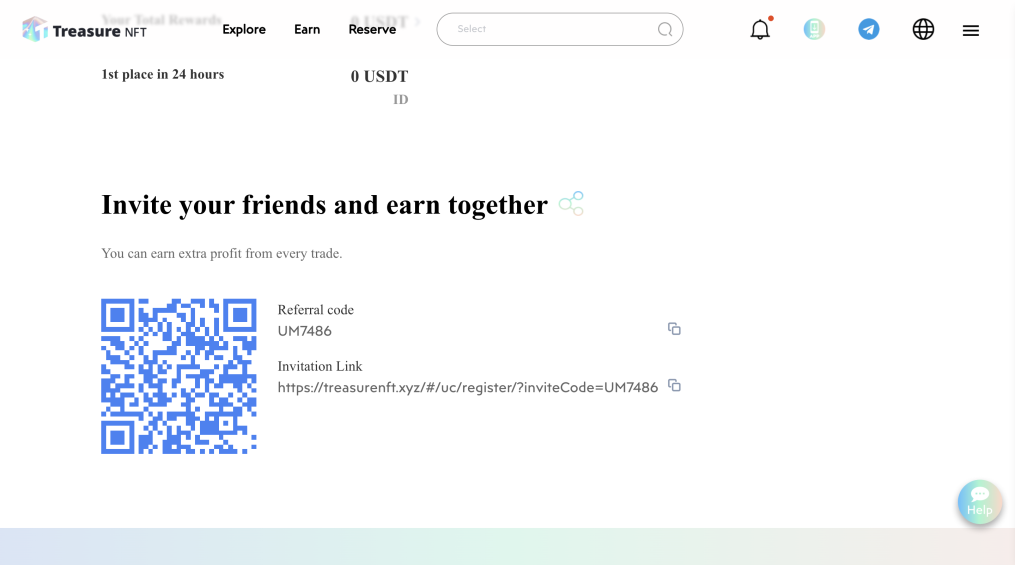 Treasure NFT Referral Code | Get 20% Off On Fees!