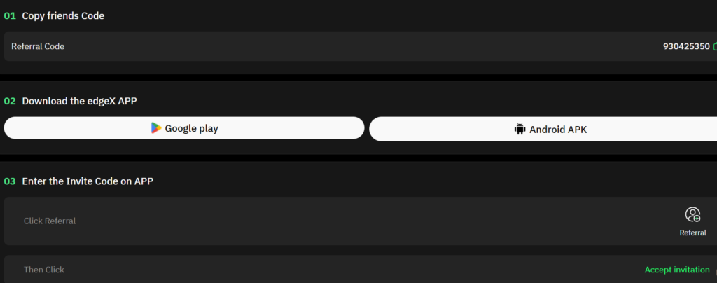 Edgex Exchange Invitation Code (930425350) Get 10% Rebate On Trading!
