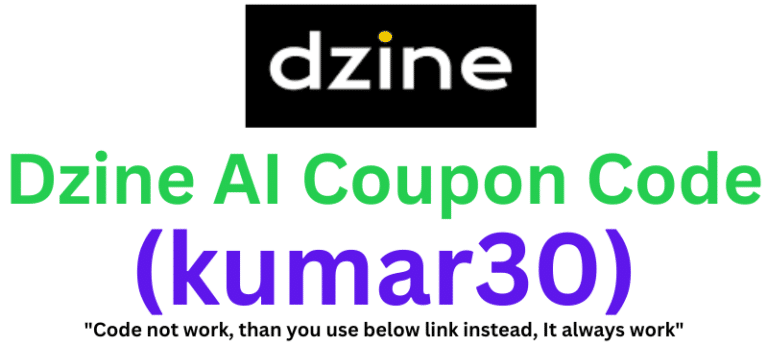 Dzine AI Coupon Code (kumar30) Get 15% Off On Plans!