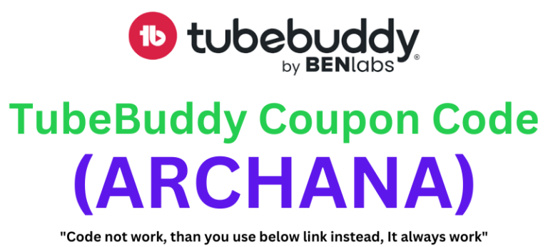 TubeBuddy Coupon Code (ARCHANA) Save 20% On Plan!