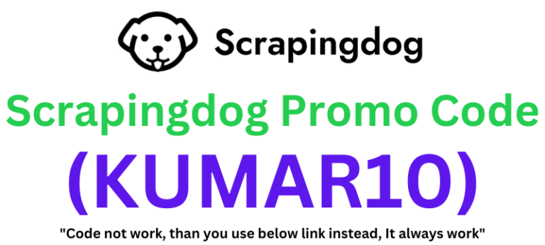 Scrapingdog Promo Code (KUMAR10) Get 10% Off!