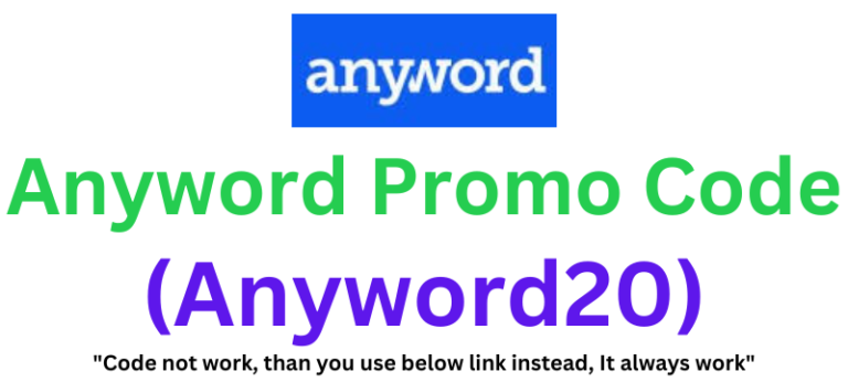 Anyword Promo Code (Anyword20) Flat 20% Discount!