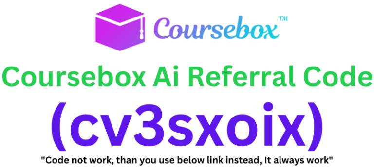 Coursebox Ai Referral Code (cv3sxoix) Get 20% Off On Plans!