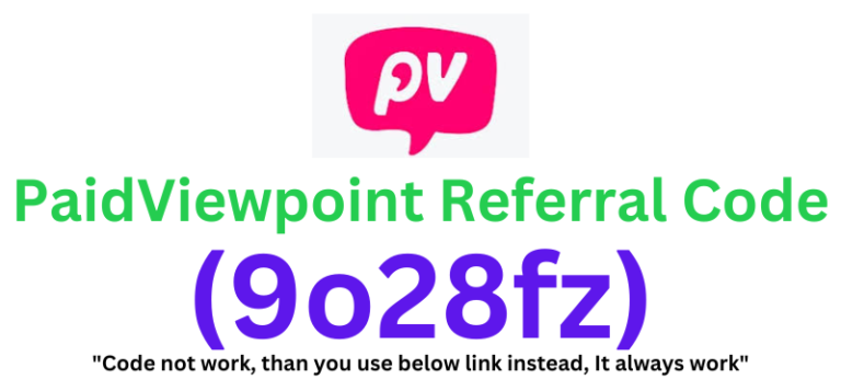 PaidViewpoint Referral Code (9o28fz) Grab $25 Signup Bonus!