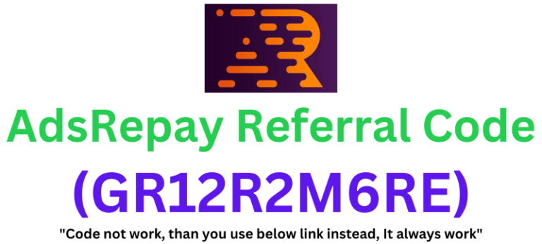 AdsRepay Referral Code (GR12R2M6RE) Get 100 Points On Signup!