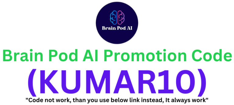 Brain Pod AI Promotion Code (KUMAR10) Flat 10% Discount On Plan!