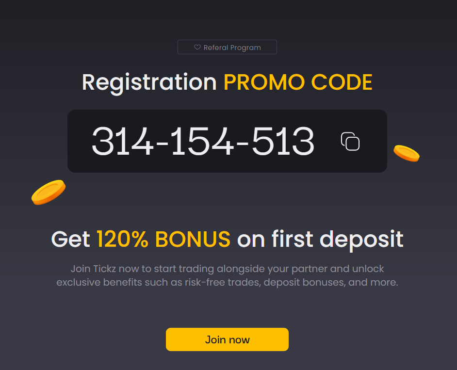 Tickz App Promo Code (314154513) Claim 120% Bonus For Your First Deposit!