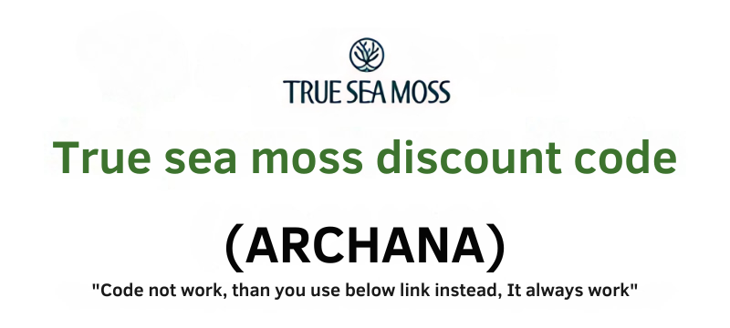 True sea moss discount code