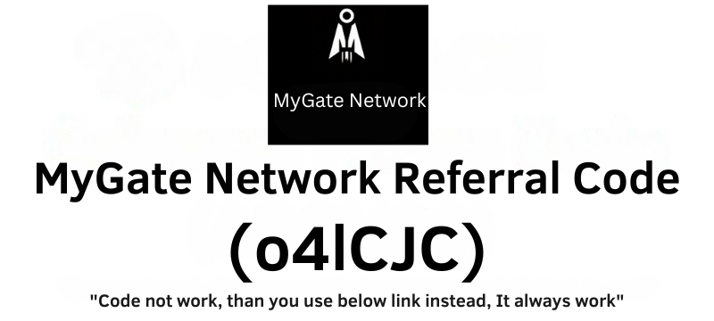 MyGate Network referral code