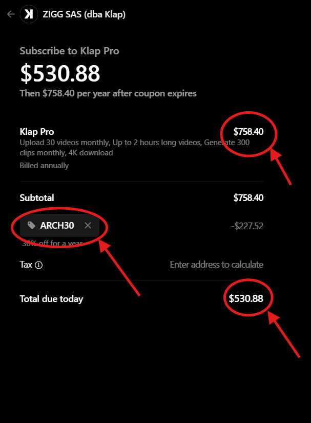 How to Redeem Klap Promo Code 'ARCH30'