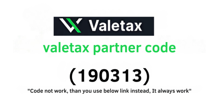 valetax partner code