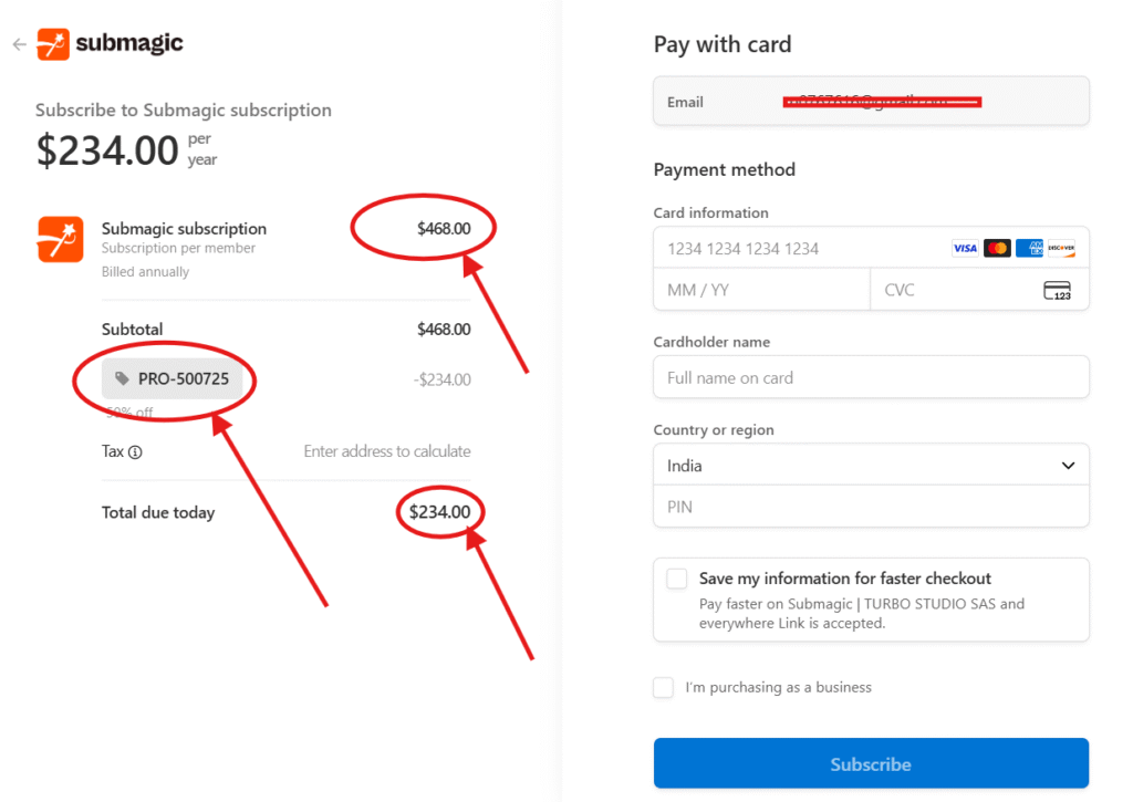 How to Redeem the Submagic Coupon Code for 55% Off