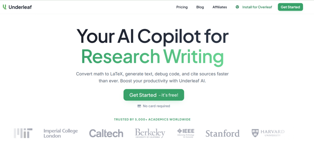 Underleaf AI Promo Code “ARCH30” – Save 20% on Powerful AI Content Creation