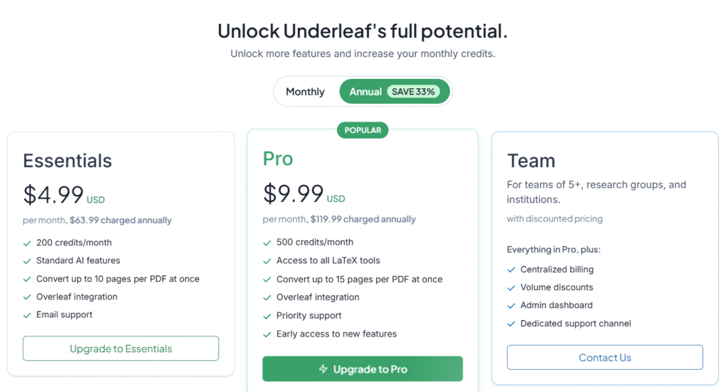 Pricing Plans and Discounts