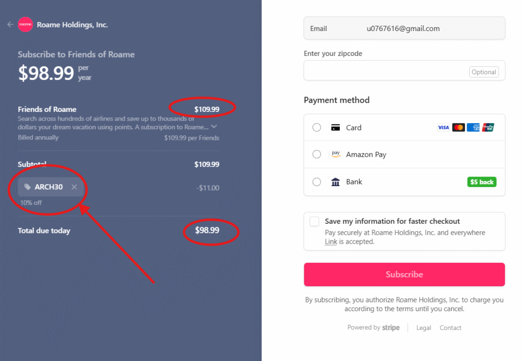 How to Use Roame.Travel Promo Codes “ARCH30”