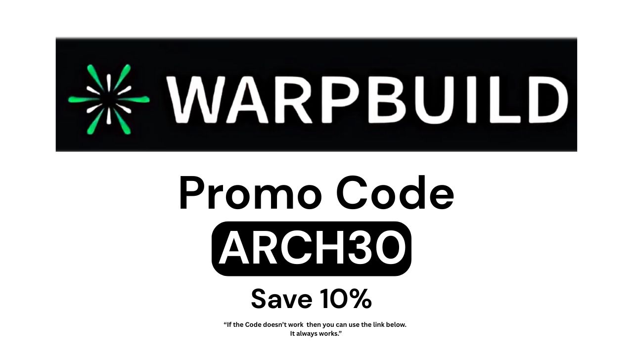 WarpBuild Promo Code “ARCH30” – Save 10% on AI Website Builder