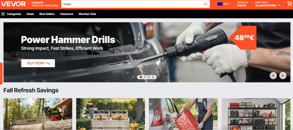 VEVOR Promo Code – Grab 5% Savings on Durable Tools, Machines & Construction Essentials