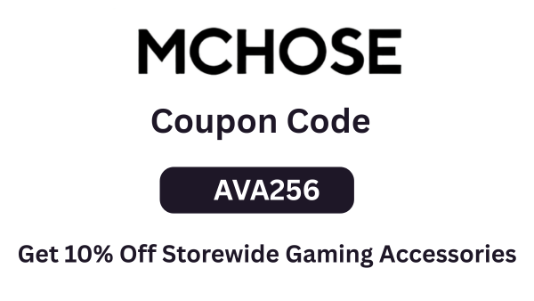 MCHOSE Coupon Code “AVA256” – Get 10% Off Storewide Gaming Accessories