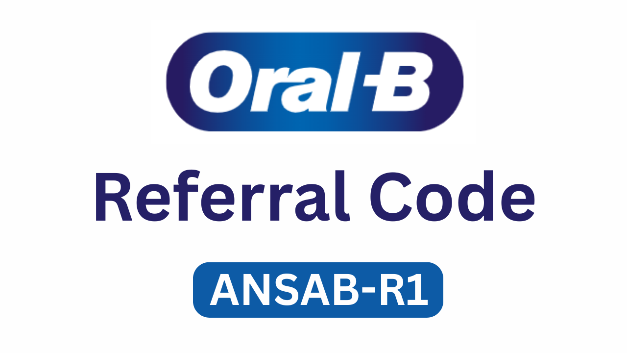 Oral-B Referral Code “ANSAB-R1” – Get 10% Off On Your First Order