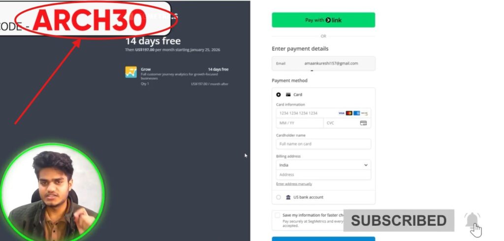 SegMetrics Promo Code “ARCH30” – Get 10% Discount on Your Purchase Instantly