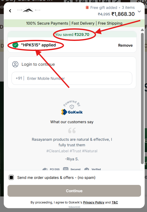 Rasayanam Coupon Code “HPK515” – Get 20% Off Ayurvedic Wellness Products